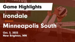 Irondale  vs Minneapolis South  Game Highlights - Oct. 3, 2023
