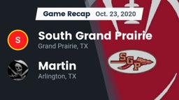 Recap: South Grand Prairie  vs. Martin  2020