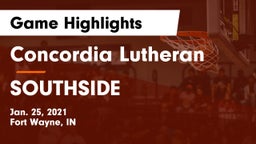 Concordia Lutheran  vs SOUTHSIDE Game Highlights - Jan. 25, 2021