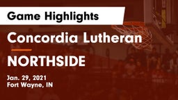 Concordia Lutheran  vs NORTHSIDE Game Highlights - Jan. 29, 2021