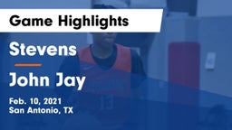 Stevens  vs John Jay  Game Highlights - Feb. 10, 2021
