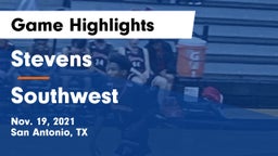 Stevens  vs Southwest  Game Highlights - Nov. 19, 2021