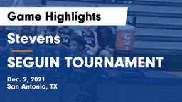 Stevens  vs SEGUIN TOURNAMENT Game Highlights - Dec. 2, 2021
