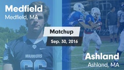 Matchup: Medfield  vs. Ashland  2016