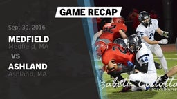 Recap: Medfield  vs. Ashland  2016