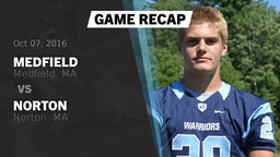 Recap: Medfield  vs. Norton  2016