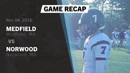 Recap: Medfield  vs. Norwood  2016