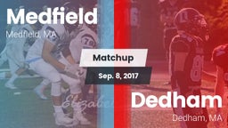 Matchup: Medfield  vs. Dedham  2017