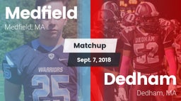 Matchup: Medfield  vs. Dedham  2018