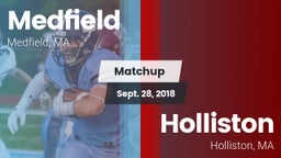 Matchup: Medfield  vs. Holliston  2018
