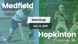 Matchup: Medfield  vs. Hopkinton  2018