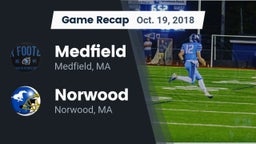 Recap: Medfield  vs. Norwood  2018