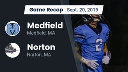 Recap: Medfield  vs. Norton  2019