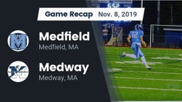 Recap: Medfield  vs. Medway  2019