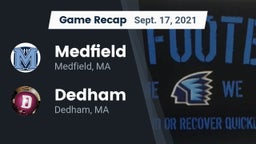 Recap: Medfield  vs. Dedham  2021