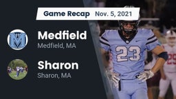 Recap: Medfield  vs. Sharon  2021
