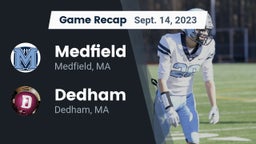 Recap: Medfield  vs. Dedham  2023