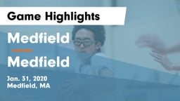 Medfield  vs Medfield  Game Highlights - Jan. 31, 2020