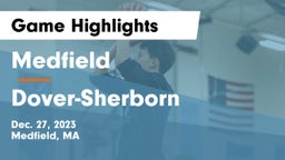 Medfield  vs Dover-Sherborn  Game Highlights - Dec. 27, 2023