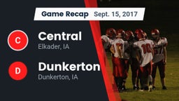 Recap: Central  vs. Dunkerton  2017