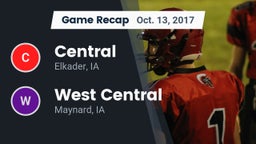Recap: Central  vs. West Central  2017
