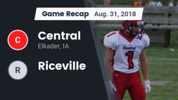 Recap: Central  vs. Riceville 2018