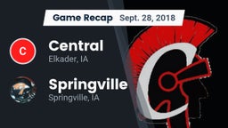 Recap: Central  vs. Springville  2018
