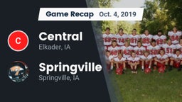 Recap: Central  vs. Springville  2019