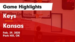 Keys  vs Kansas  Game Highlights - Feb. 29, 2020