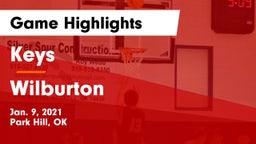 Keys  vs Wilburton  Game Highlights - Jan. 9, 2021