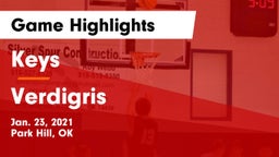 Keys  vs Verdigris  Game Highlights - Jan. 23, 2021