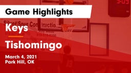 Keys  vs Tishomingo  Game Highlights - March 4, 2021