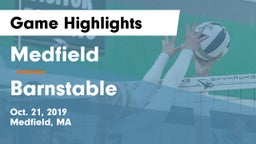 Medfield  vs Barnstable  Game Highlights - Oct. 21, 2019