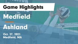 Medfield  vs Ashland  Game Highlights - Oct. 27, 2021