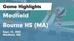 Medfield  vs Bourne HS (MA) Game Highlights - Sept. 23, 2022