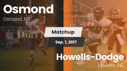 Matchup: Osmond  vs. Howells-Dodge  2017
