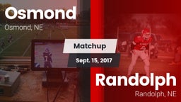 Matchup: Osmond  vs. Randolph  2017