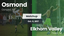 Matchup: Osmond  vs. Elkhorn Valley  2017