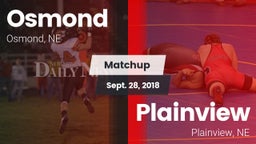 Matchup: Osmond  vs. Plainview  2018
