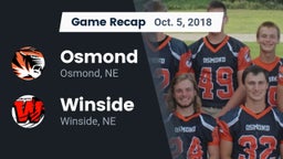 Recap: Osmond  vs. Winside  2018