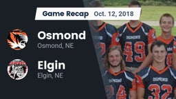 Recap: Osmond  vs. Elgin  2018