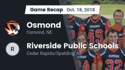Recap: Osmond  vs. Riverside Public Schools 2018