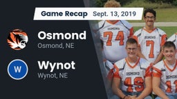 Recap: Osmond  vs. Wynot  2019