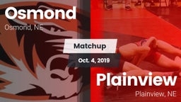 Matchup: Osmond  vs. Plainview  2019