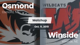 Matchup: Osmond  vs. Winside  2019