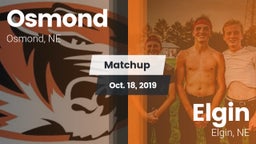Matchup: Osmond  vs. Elgin  2019