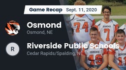 Recap: Osmond  vs. Riverside Public Schools 2020