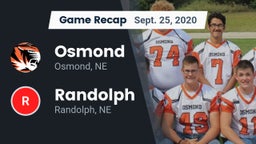 Recap: Osmond  vs. Randolph  2020