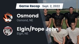 Recap: Osmond  vs. Elgin/Pope John  2022
