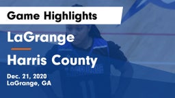 LaGrange  vs Harris County Game Highlights - Dec. 21, 2020